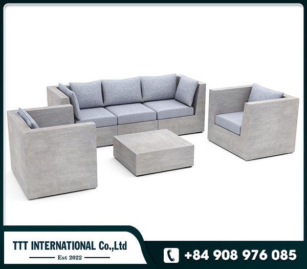 Grc Conrete Sofa Set