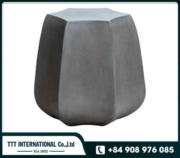 Hex+Concrete+Stool