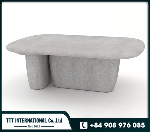 coffee taable three leg concrete furniture