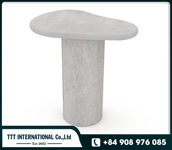 Side table cement furniture	